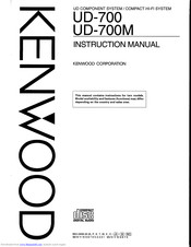 KENWOOD UD-700 Instruction Manual