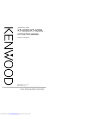 KENWOOD KT-5020L Instruction Manual