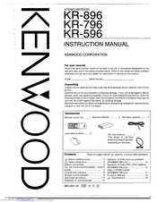 KENWOOD KR-896 Instruction Manual