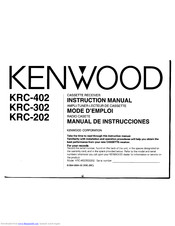 KENWOOD KRC-202 Instruction Manual