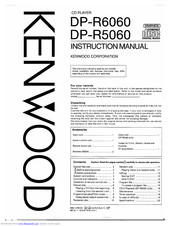 KENWOOD DP-R6060 Instruction Manual