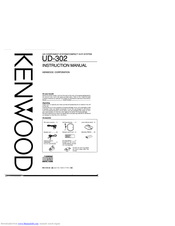 KENWOOD UD-302 Instruction Manual