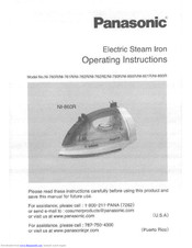 Panasonic NI-760R Operating Instructions Manual