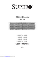 Supero SC836TQ-R800V(B) User Manual