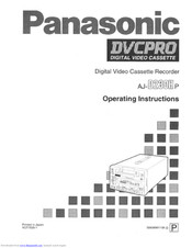 Panasonic AJD230HP Operating Instructions Manual