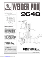 Weiderpro 9648 WESY96480 User Manual