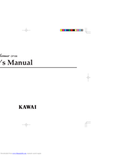 Kawai Concert Performer CP136 Owner's Manual