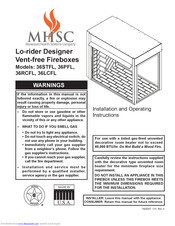 MHSC 36RCFL Installation And Operating Instructions Manual