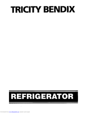 Tricity Bendix Refrigerator Instruction Book