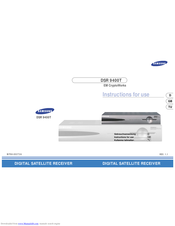 Samsung DSR 9400T Instructions For Use Manual
