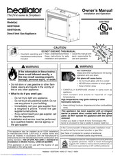 Heatilator GDST5244I Owner's Manual