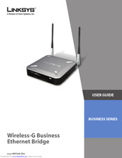 Linksys WET200 - Wireless-G Business Ethernet Bridge User Manual