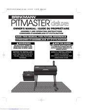 Brinkmann Pitmaster deluxe Owner's Manual