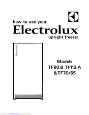 Electrolux TF70/65 User Manual