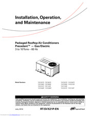 Trane YHC037E Installation & Operation Manual