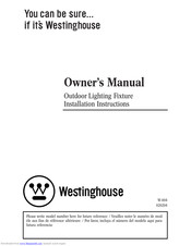Westinghouse Outdoor Lighting Fixture Owner's Manual