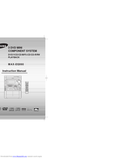 Samsung MAX-DS990 Instruction Manual