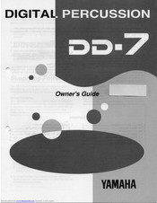 Yamaha DD-7 Owner's Manual