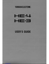 Yamaha HE-4 User Manual