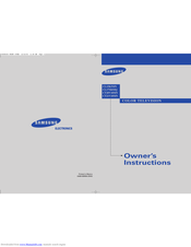 Samsung CL17M6MQ Owner's Instructions Manual