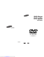 Samsung DVD-HD937 User Manual