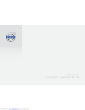 Volvo SENSUS NAVIGATION Manual