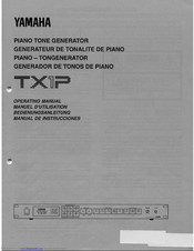 Yamaha TX1P Operating Manual