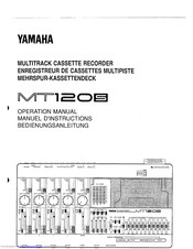 Yamaha MT120S Operation Manual