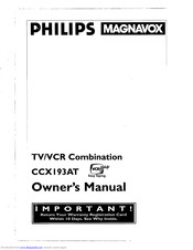 Philips/Magnavox CCX193AT Owner's Manual