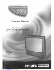 Philips/Magnavox CCA254AT Owner's Manual