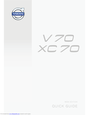 Volvo V70 2013 Quick Manual