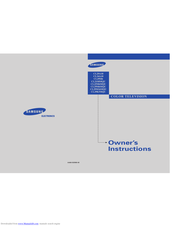 Samsung CL34A10 Owner's Instructions Manual