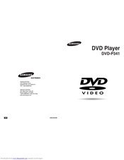 Samsung DVD-P341 User Manual