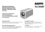Sanyo VCC-ZM400P Instruction Manual