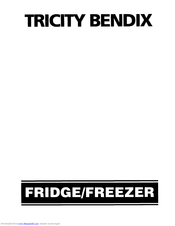 TRICITY BENDIX Fridge freezer Instruction Booklet