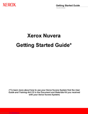 Xerox Nuvera Getting Started Manual