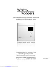 White Rodgers BNP125 Installation Instructions & User Manual