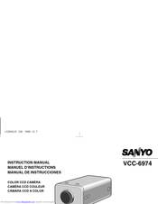 SANYO VCC-6974 Instruction Manual