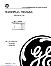 GE Advantium SCA1000 Technical Service Manual