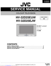 JVC HV-32D25EUW Service Manual
