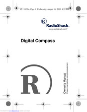 Radio Shack 63-1102 Owner's Manual