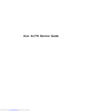 Acer AL718 Service Manual