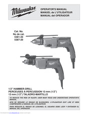 Milwaukee 5387-20 Operator's Manual