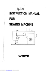 White 1444 Instruction Manual