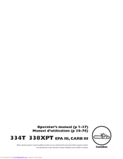 Husqvarna 338XPT EPA II Operator's Manual