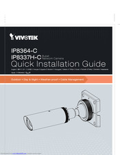 Vivotek IP8337H-C Quick Installation Manual