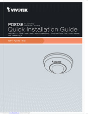 Vivotek PD8136 Quick Installation Manual