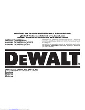 DeWalt DW90LAG Instruction Manual