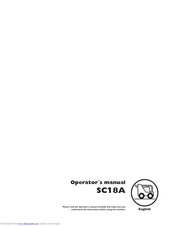 Husqvarna SC18A Operator's Manual