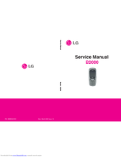 LG B2000 Service Manual